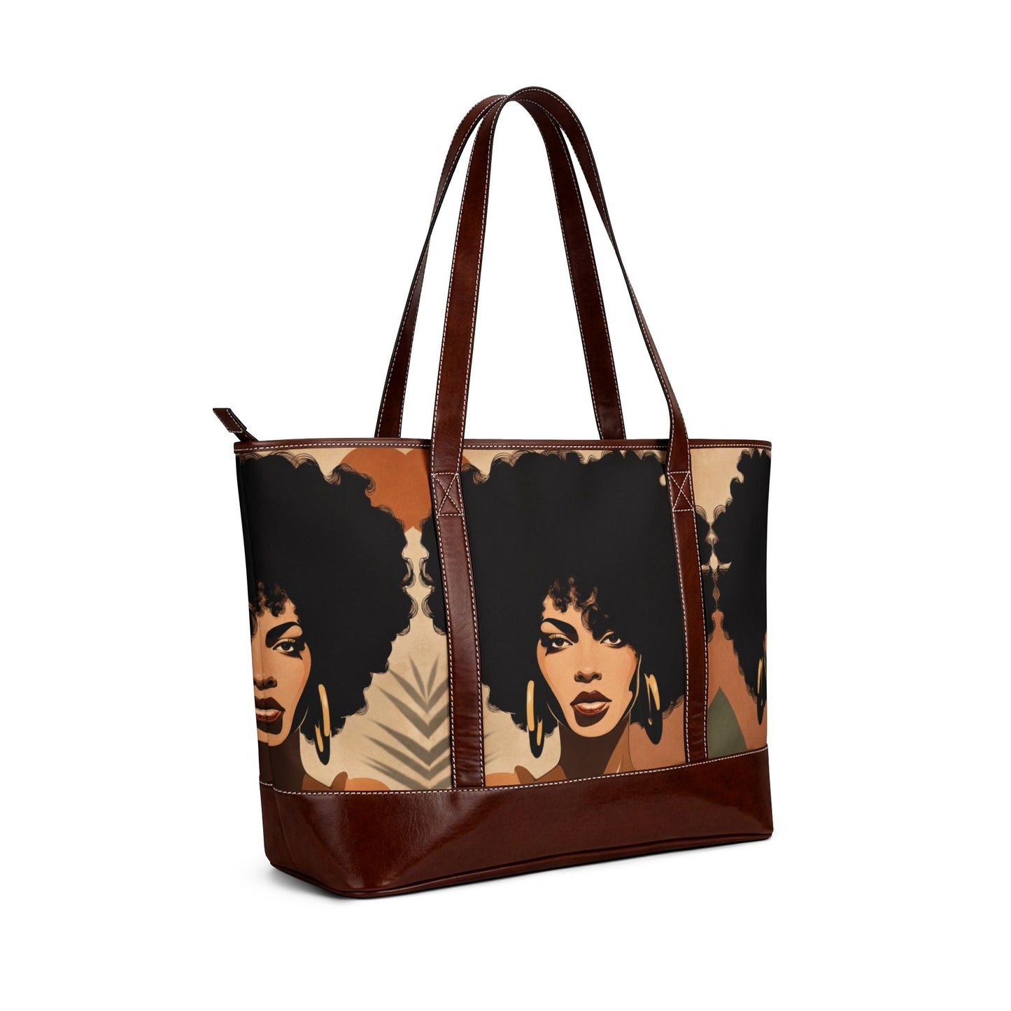 Crowned Essence Tote – Ebony Muse Edition
