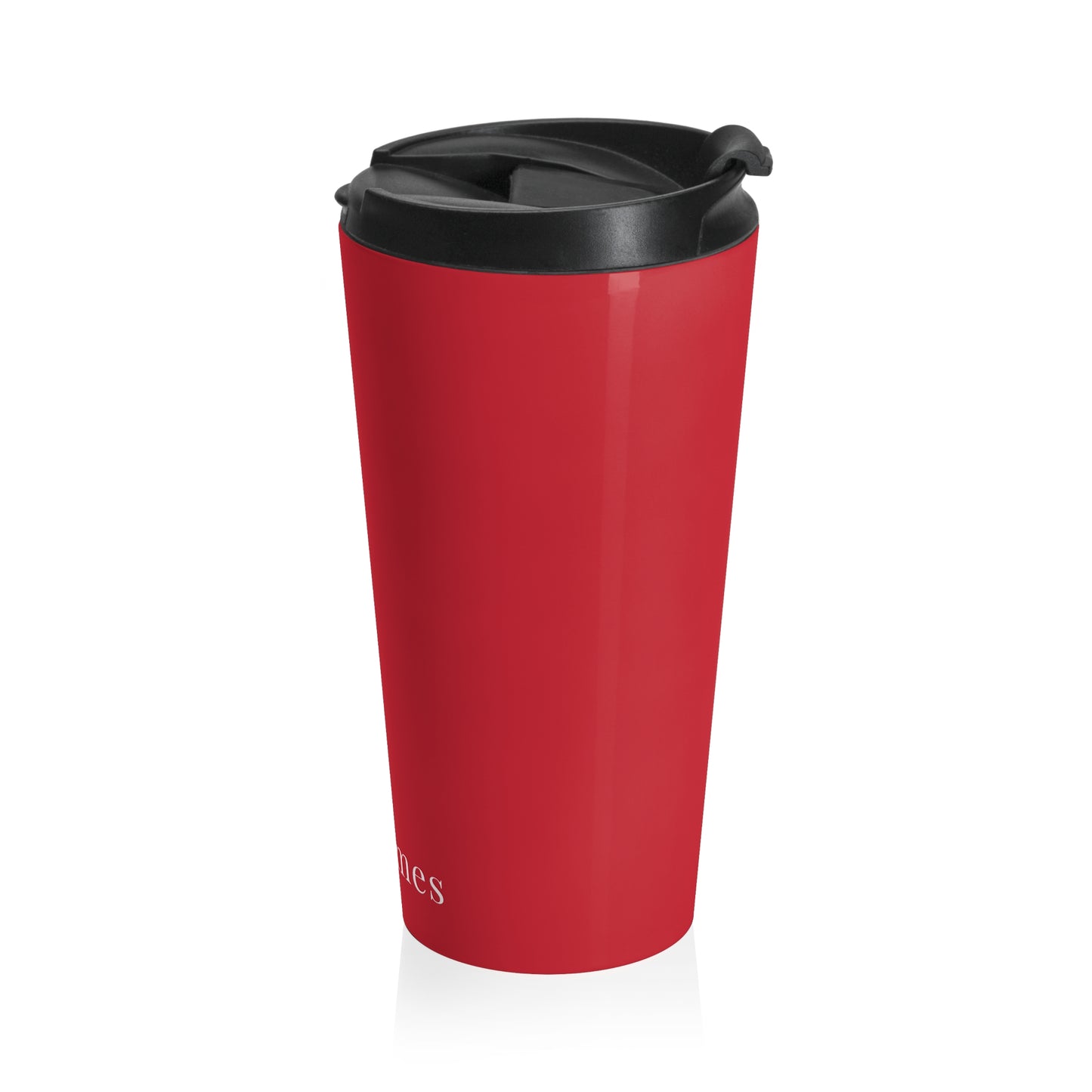15 Oz. Red Travel Mug — Insulated Stainless Steel Tumbler
