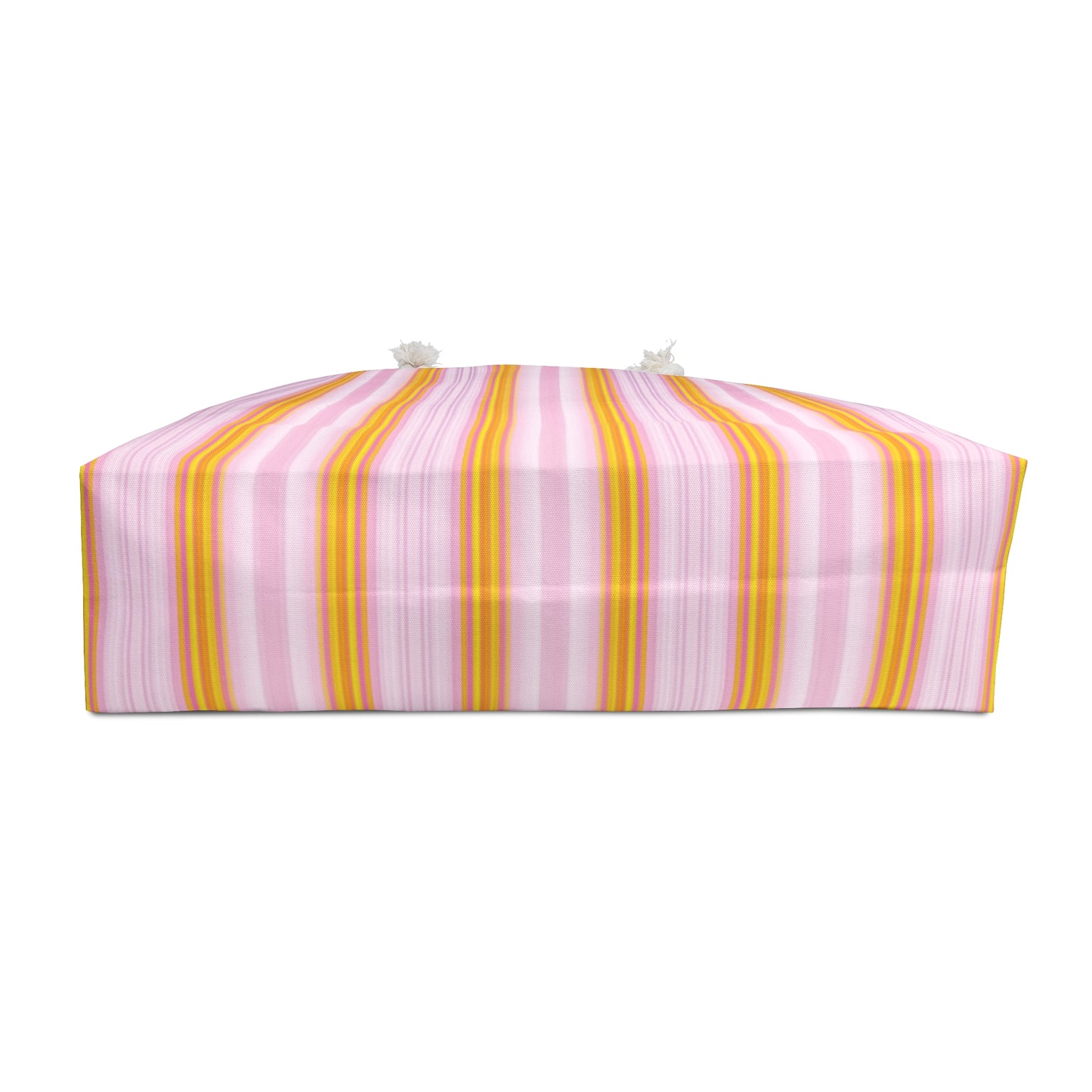Lilac Striped Weekender Bag – Spacious Travel Tote for Weekend Getaways