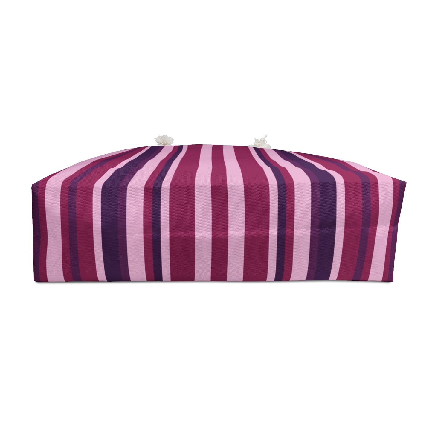 Pink and lilac striped Weekender Bag – Spacious Travel Tote for Weekend Getaways