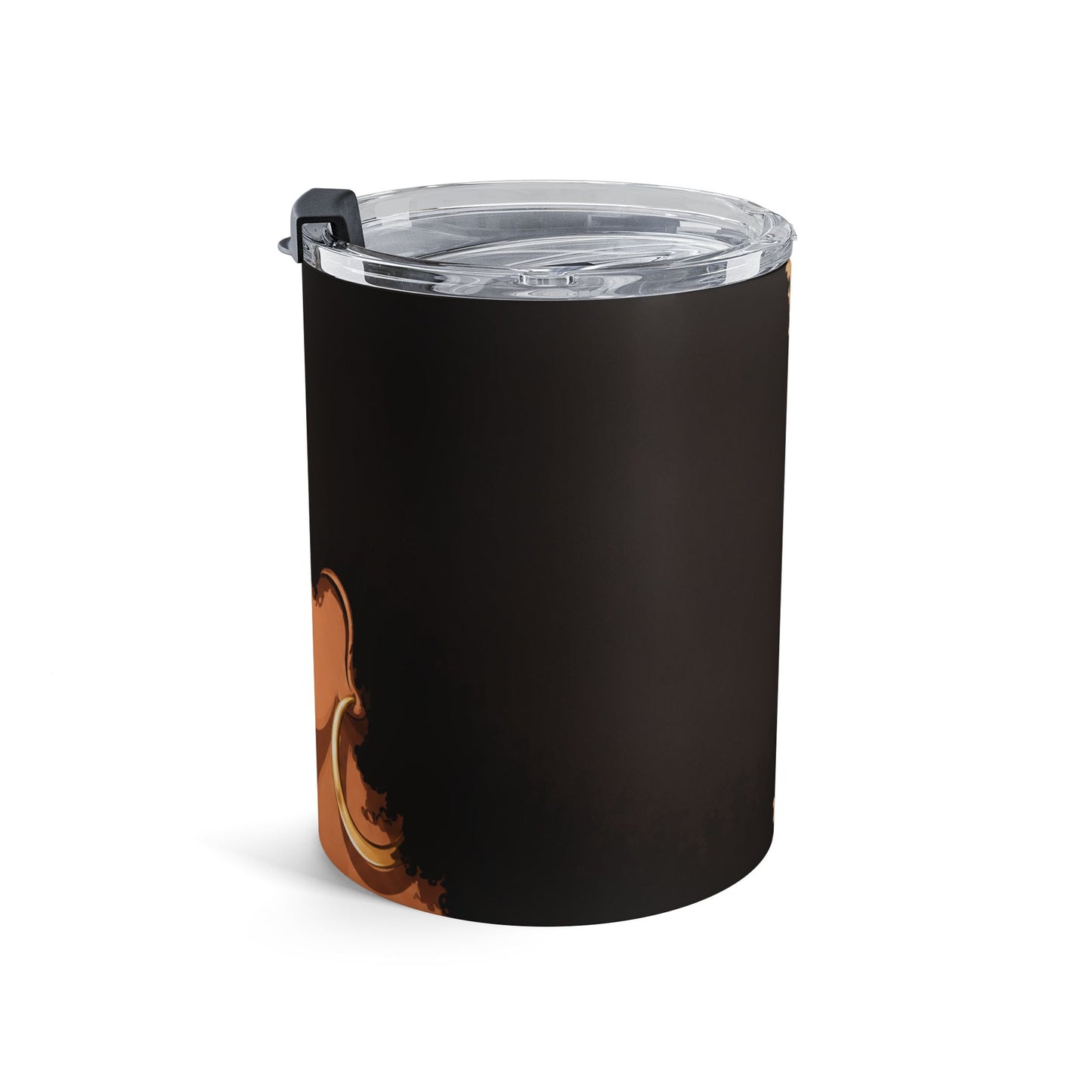 10 oz Art Tumbler — Afrocentric Colorful Portrait Travel Mug