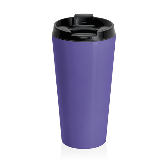 15 oz. Lavender Violet Travel Mug — Insulated Stainless Steel Tumbler