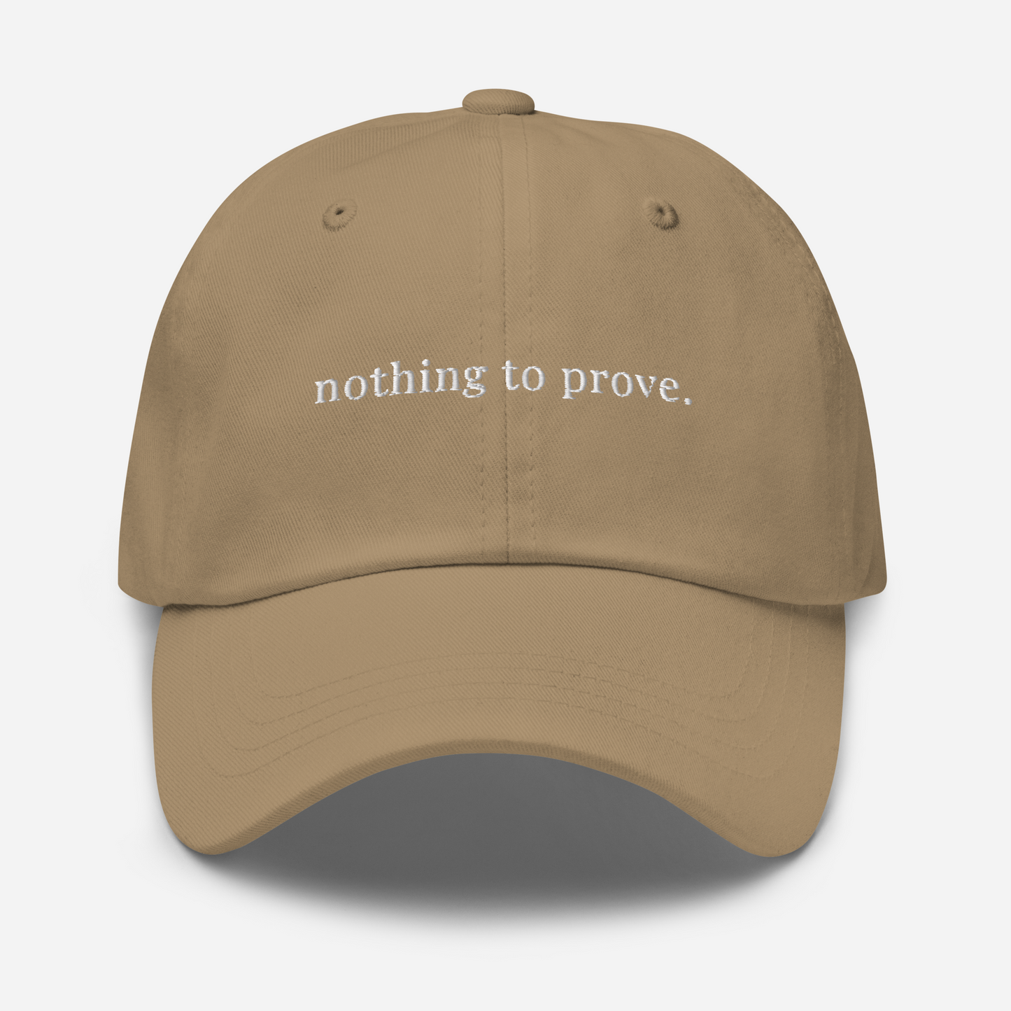 nothing to prove