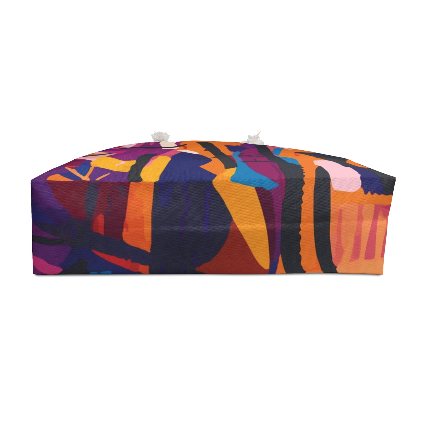 Abstract Art Beach Tote Bag | Colorful Oversized Travel Tote | Modern Statement Shoulder Bag for Women