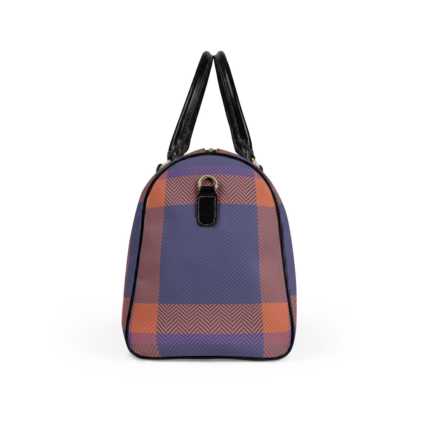 Travel Bag | Vegan Leather Weekender Duffel with Statement Print (Carry-On, Gym, Overnight Bag)