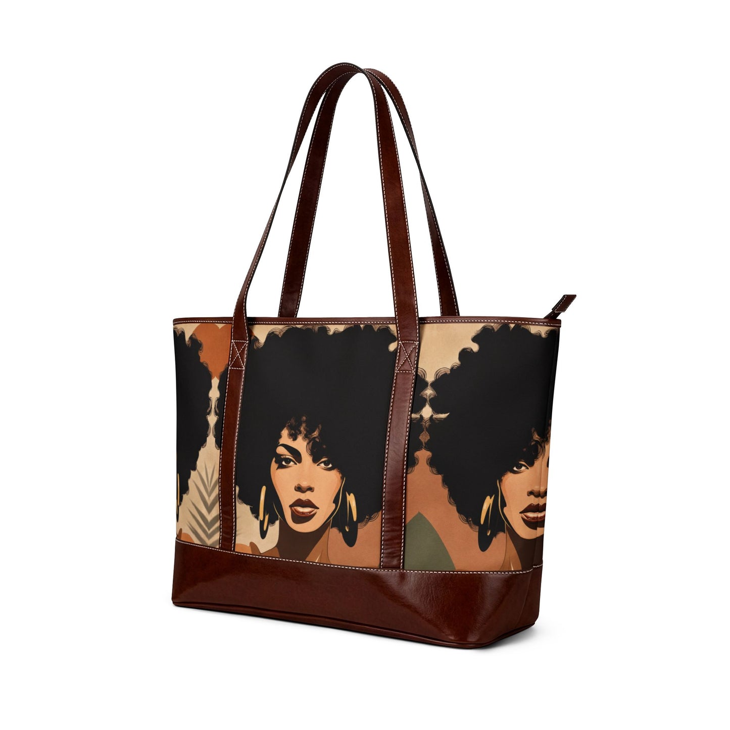 Crowned Essence Tote – Ebony Muse Edition