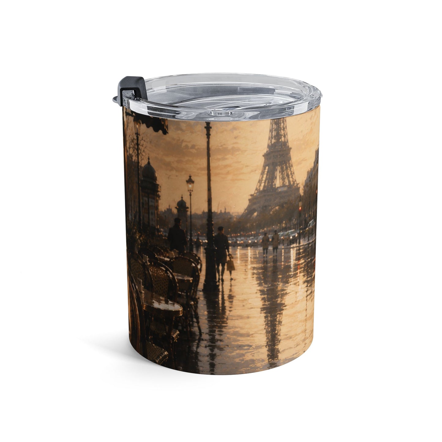 Postcards & Passports Collection-  Paris Stroll Edition- 10 oz stainless steel coffee cup