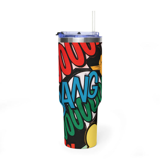 Pop Art 40 oz. Thermal Tumbler Travel Cup