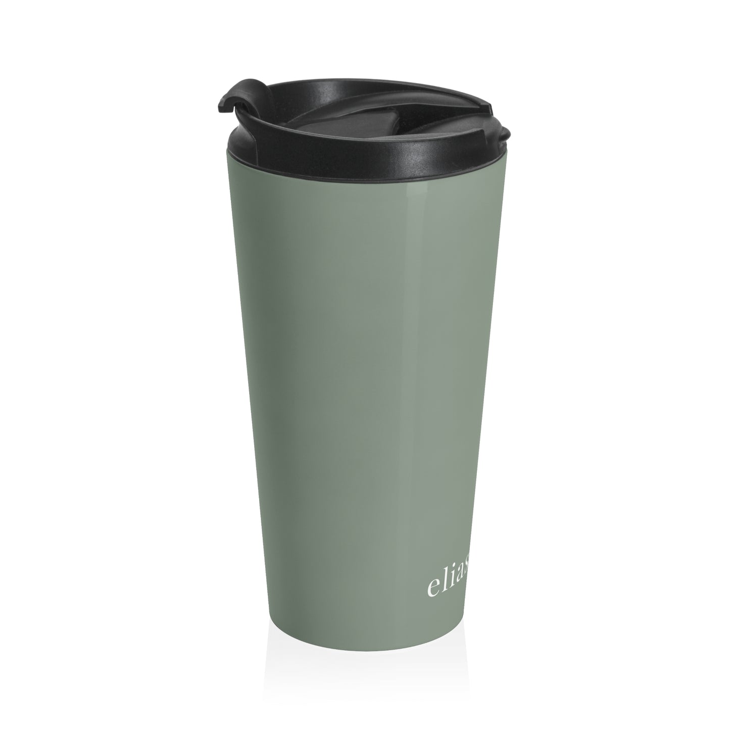 15 oz. Sage Travel Mug — Insulated Stainless Steel Tumbler