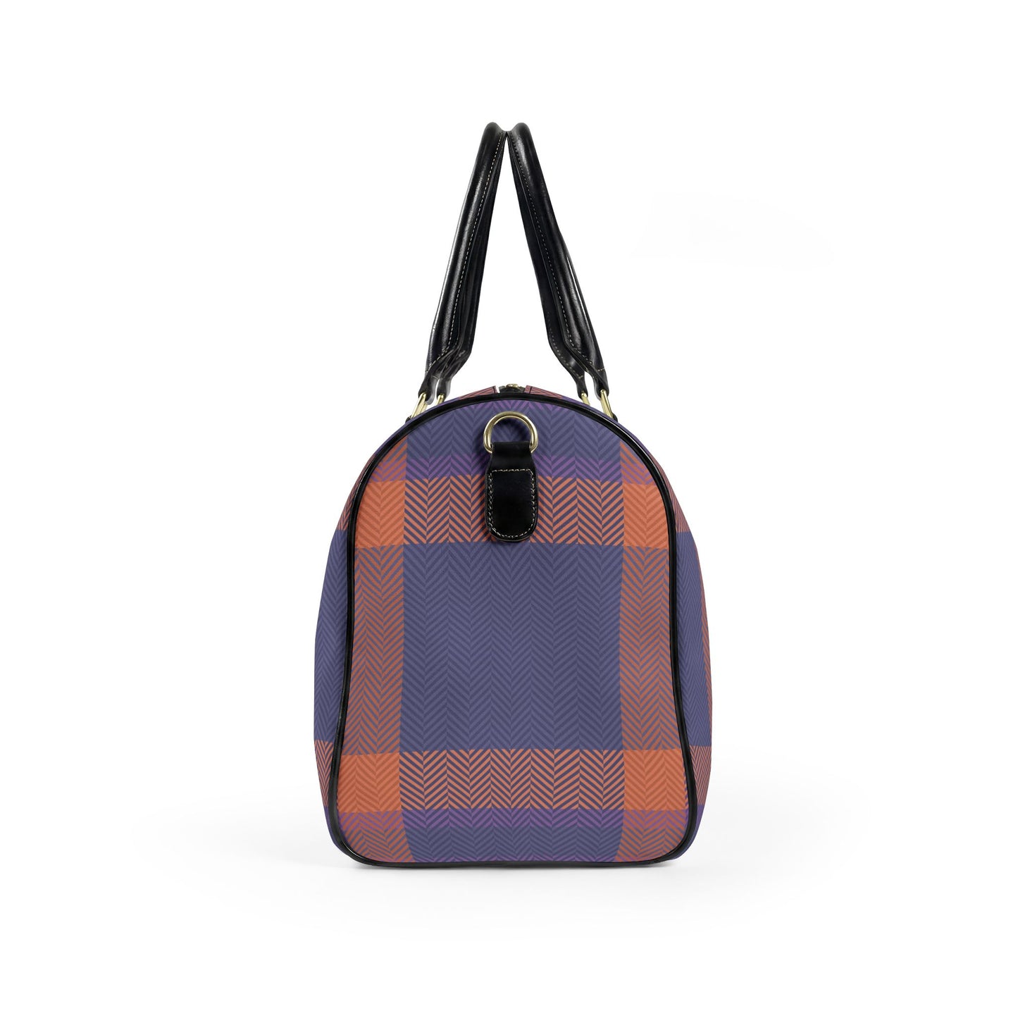 Travel Bag | Vegan Leather Weekender Duffel with Statement Print (Carry-On, Gym, Overnight Bag)