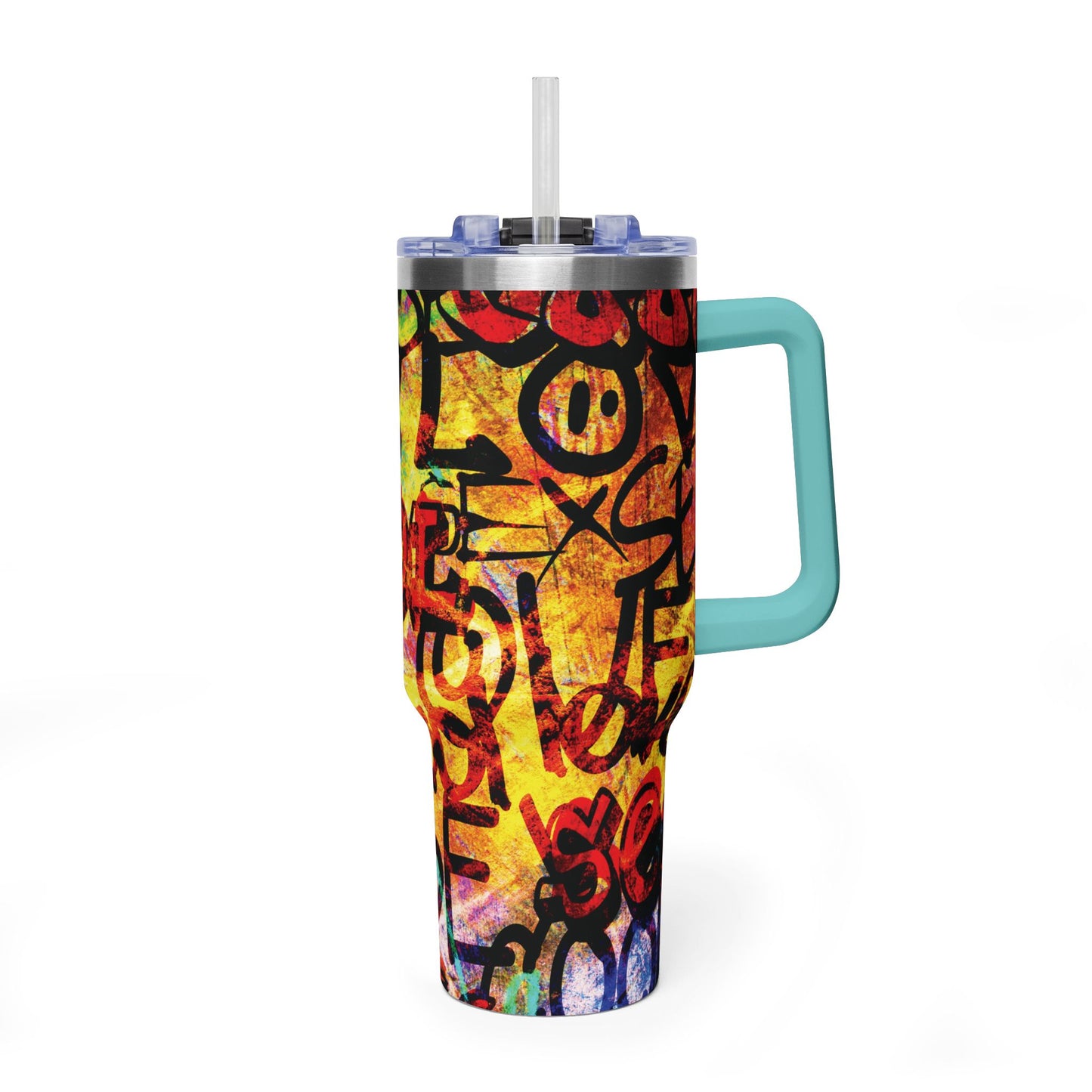 African Art 40 oz. Thermal Tumbler Travel Cup
