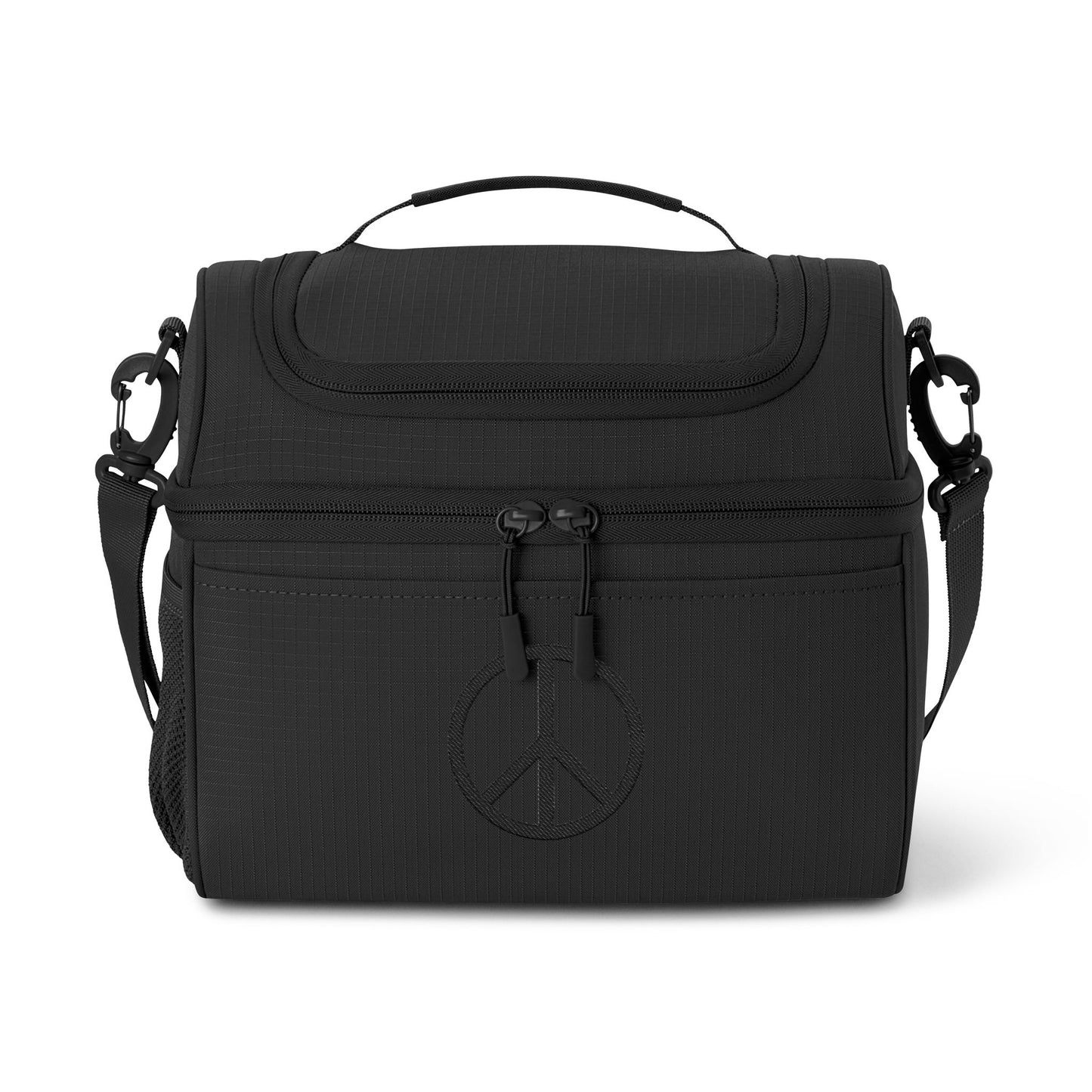 Peace Sign Cooler Bag | Compact Insulated Lunch Cooler for Work, Travel, Picnic & On-the-Go Use