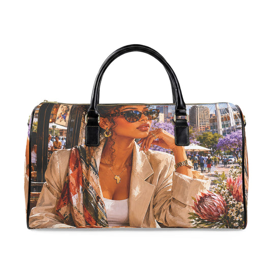 Postcards & Passports Duffle Bag – Jacaranda Season Edition