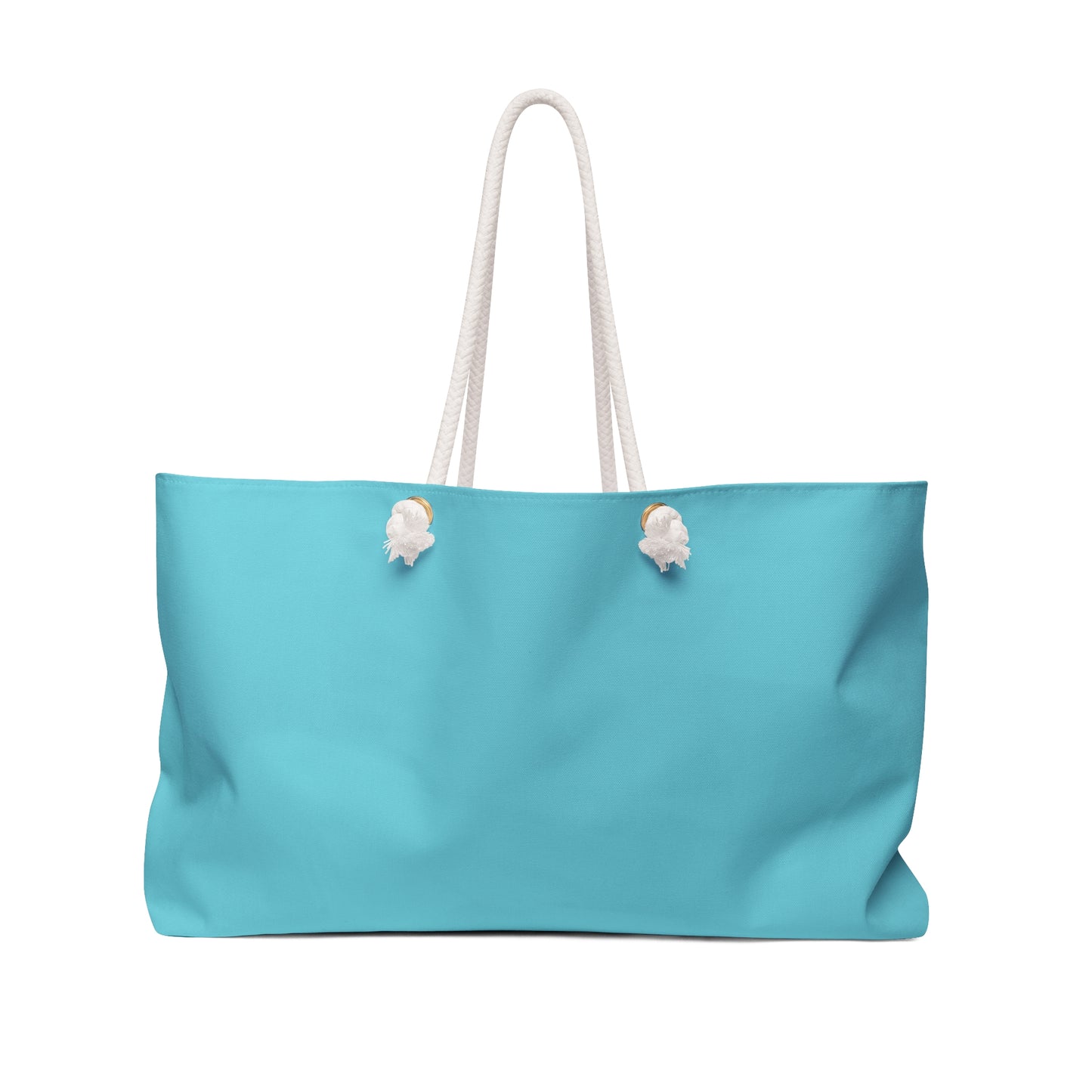 Aqua Blue Oversized Tote Bag | Lightweight Beach & Travel Carryall | Minimalist Everyday Shoulder Tote