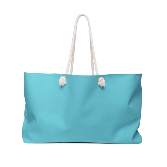 Aqua Blue Oversized Tote Bag | Lightweight Beach & Travel Carryall | Minimalist Everyday Shoulder Tote