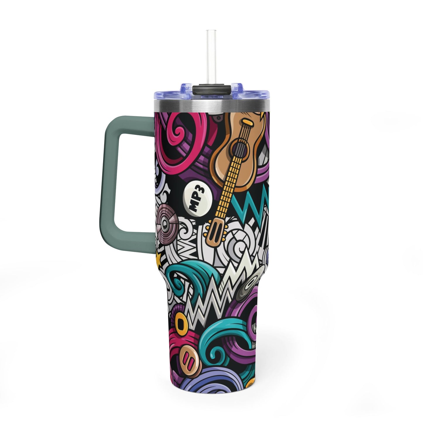 African Art 40 oz. Thermal Tumbler Travel Cup