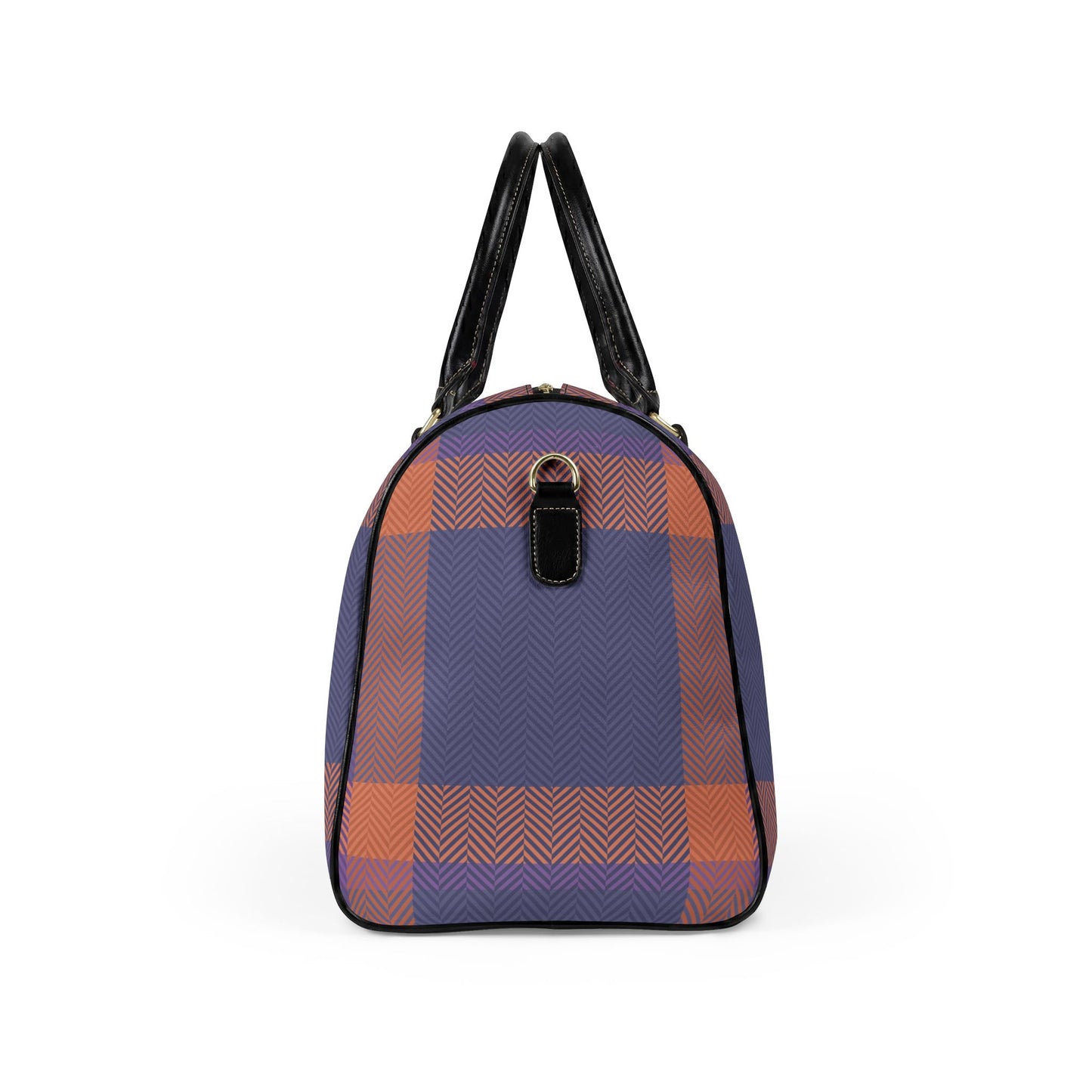 Travel Bag | Vegan Leather Weekender Duffel with Statement Print (Carry-On, Gym, Overnight Bag)