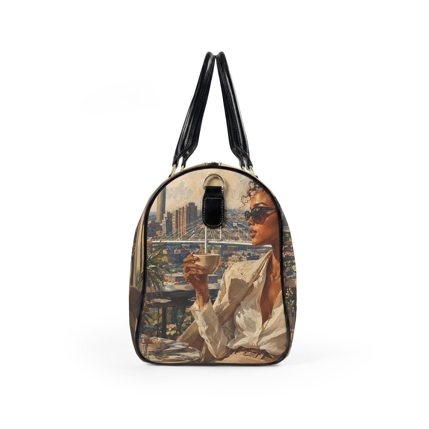 Postcards & Passports Duffle Bag – Johannesburg Morning Edition