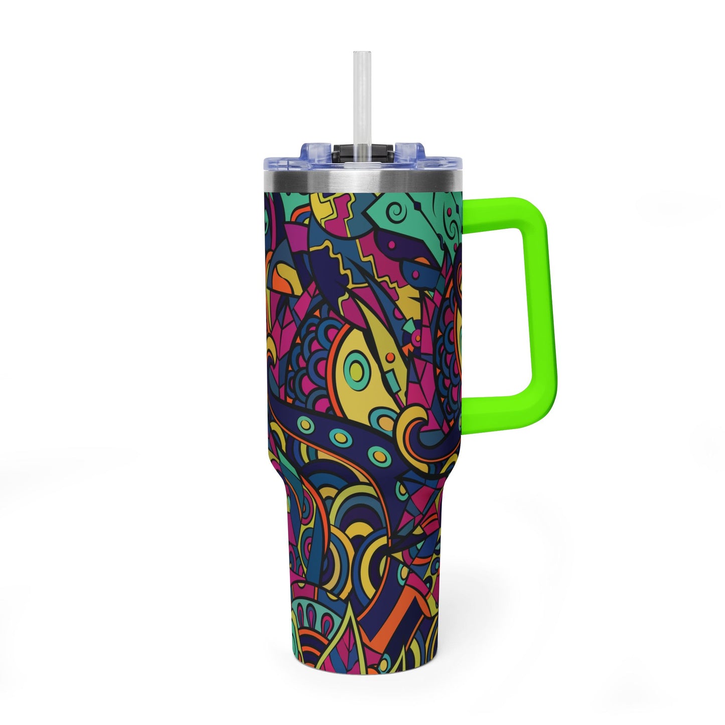 African Art 40 oz. Thermal Tumbler Travel Cup