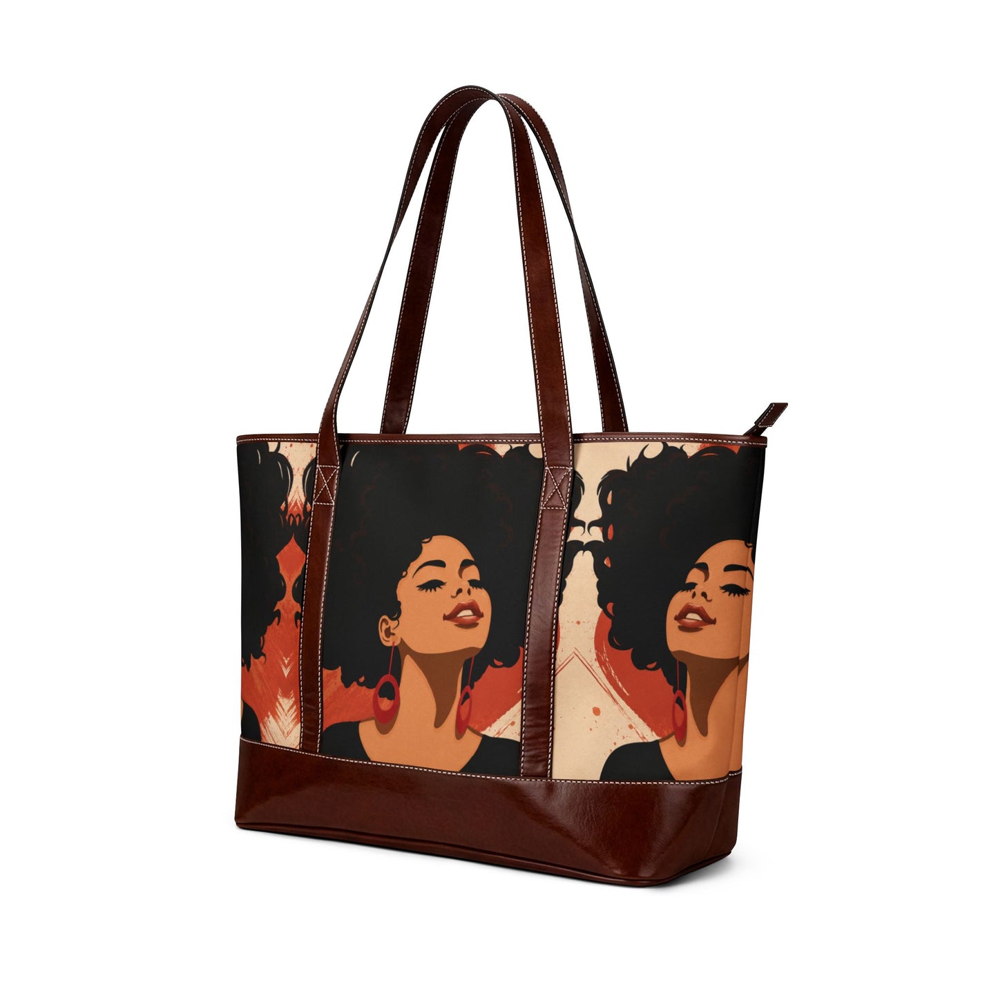 Crowned Essence Tote Bag – Sunset Crown Edition
