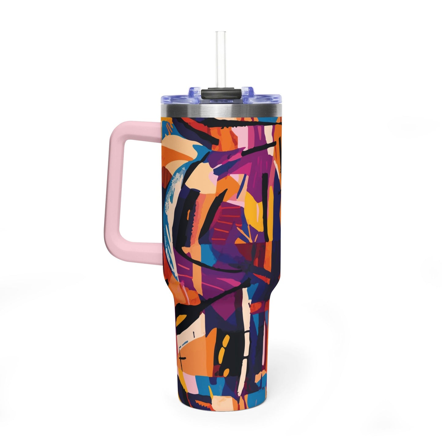African Art 40 oz. Thermal Tumbler Travel Cup