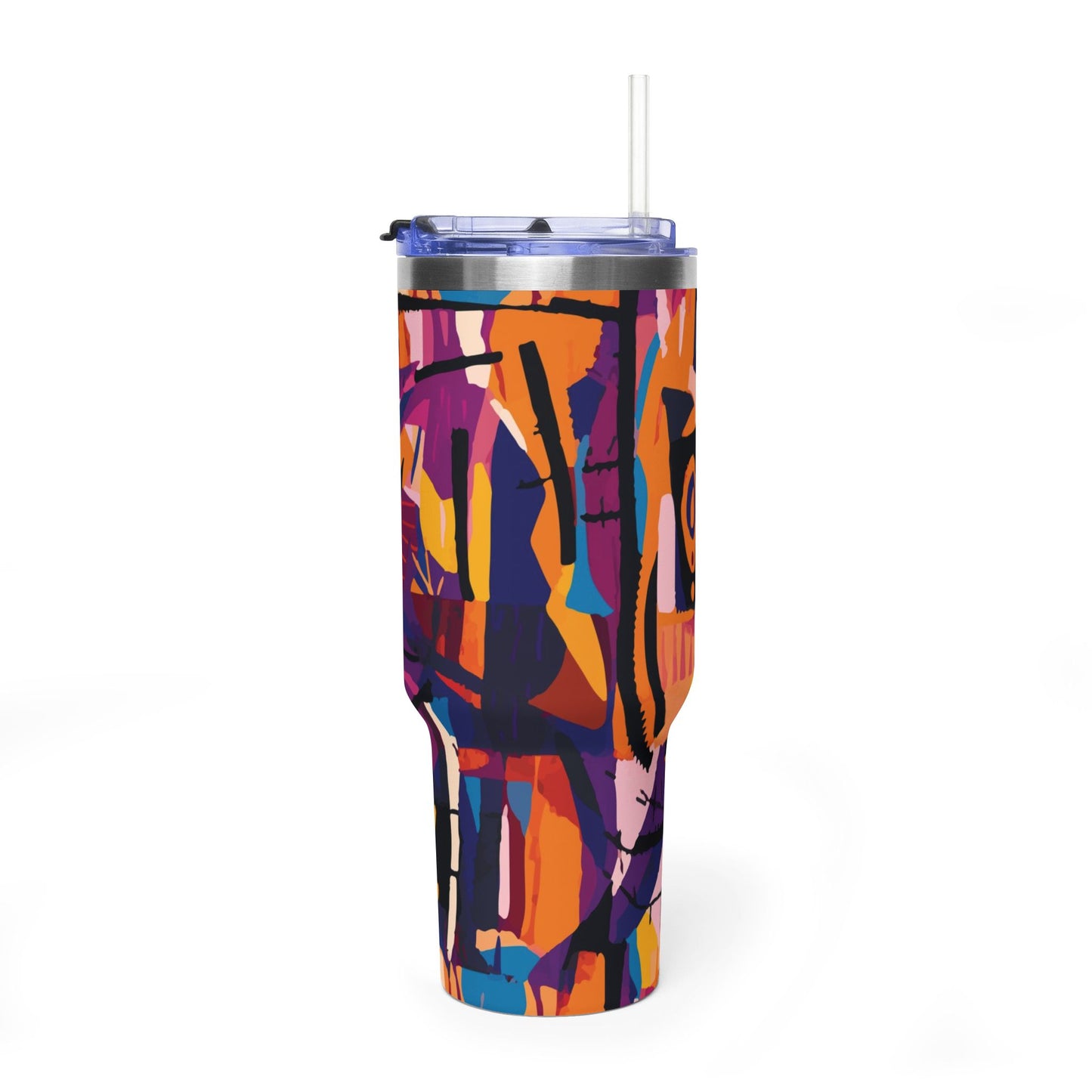 African Art 40 oz. Thermal Tumbler Travel Cup