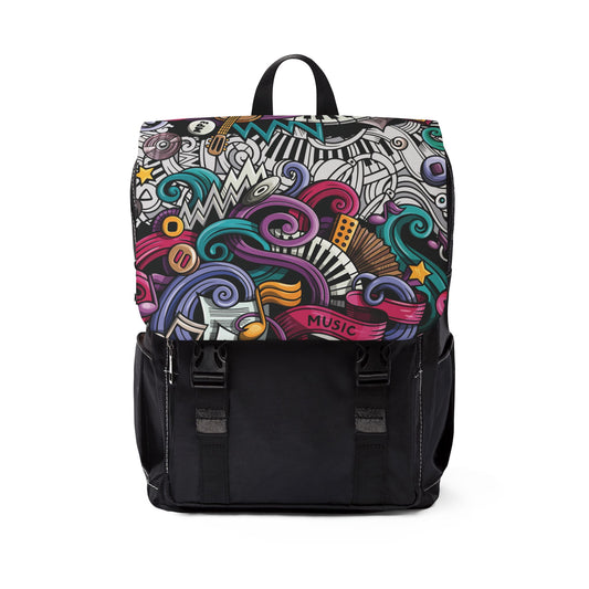 Summit Canvas Backpack | Minimalist Everyday Travel & Campus Bag