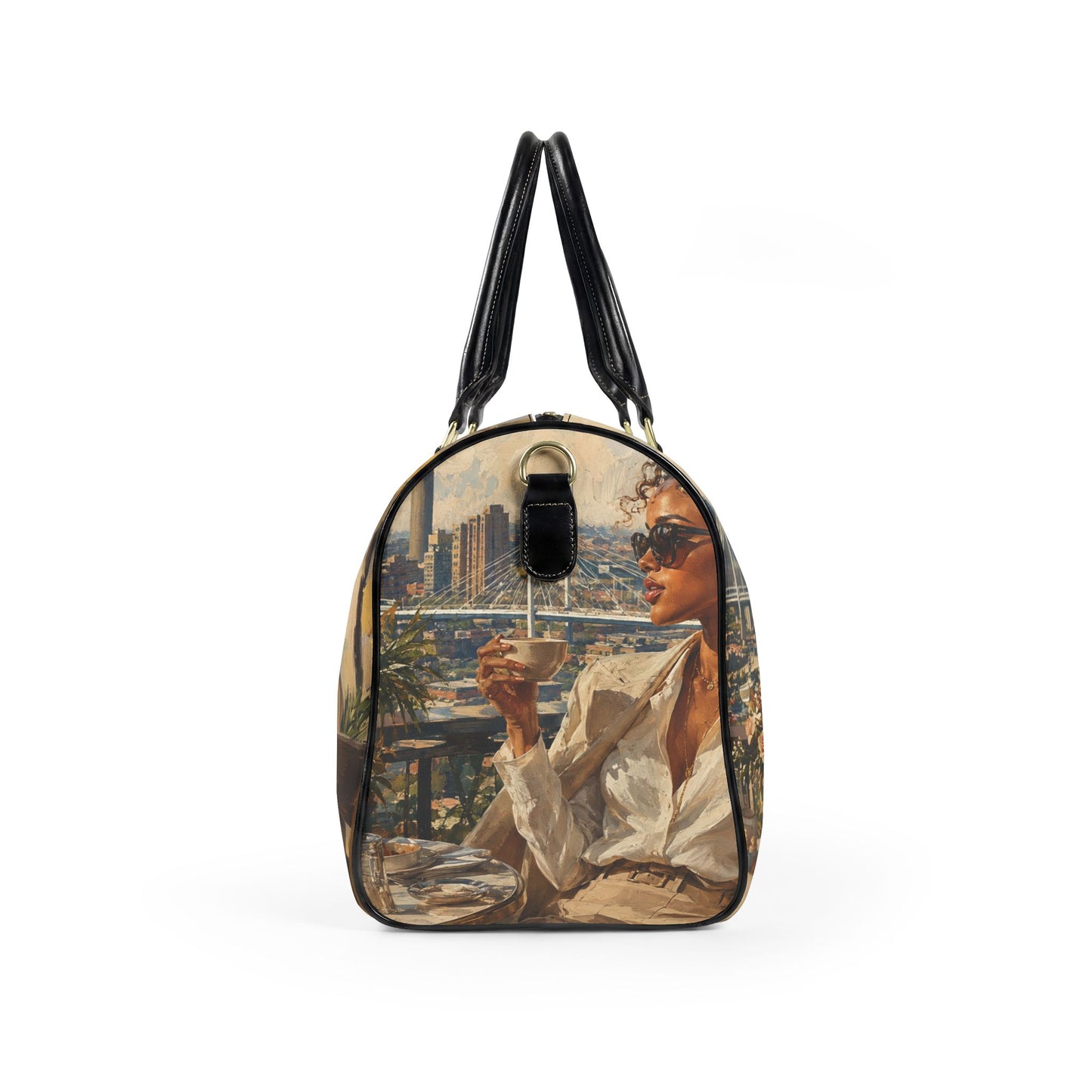 Postcards & Passports Duffle Bag – Johannesburg Morning Edition