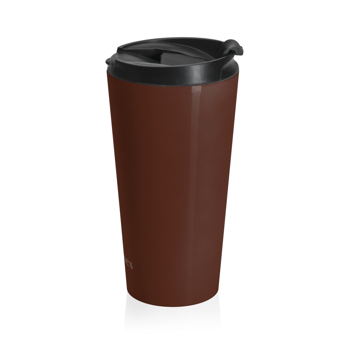 Espresso Brown 15 oz Stainless Steel Coffee Travel Tumbler