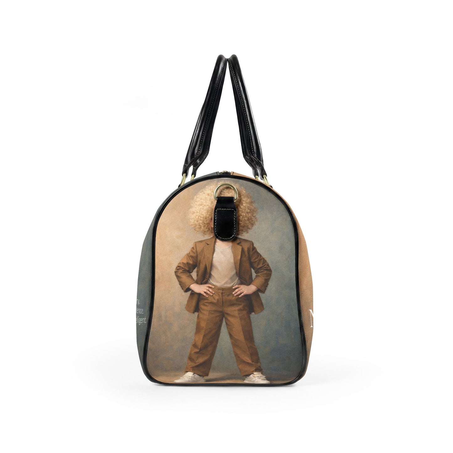 Nylah Inspirational Weekender Bag | Black Girl Travel Duffel | Empowerment Overnight Bag for Girls