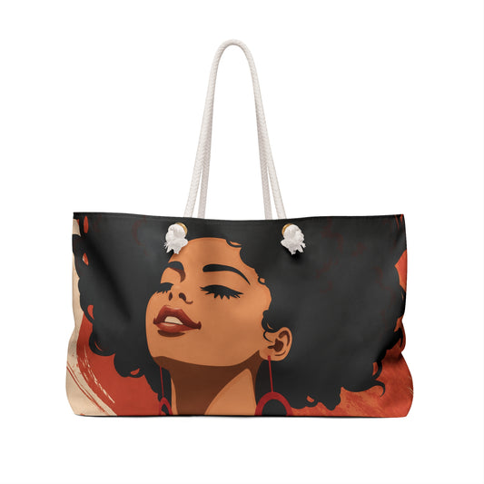 African Art - Weekender Bag – Spacious Travel Tote for Weekend Getaways