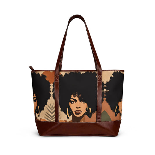 Crowned Essence Tote – Ebony Muse Edition