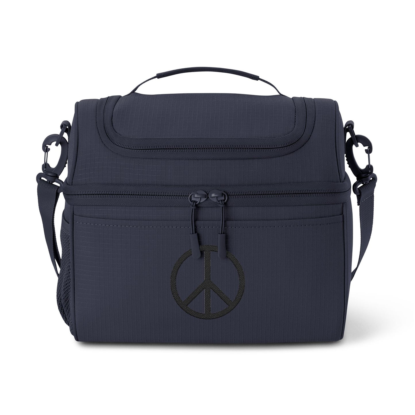Peace Sign Cooler Bag | Compact Insulated Lunch Cooler for Work, Travel, Picnic & On-the-Go Use