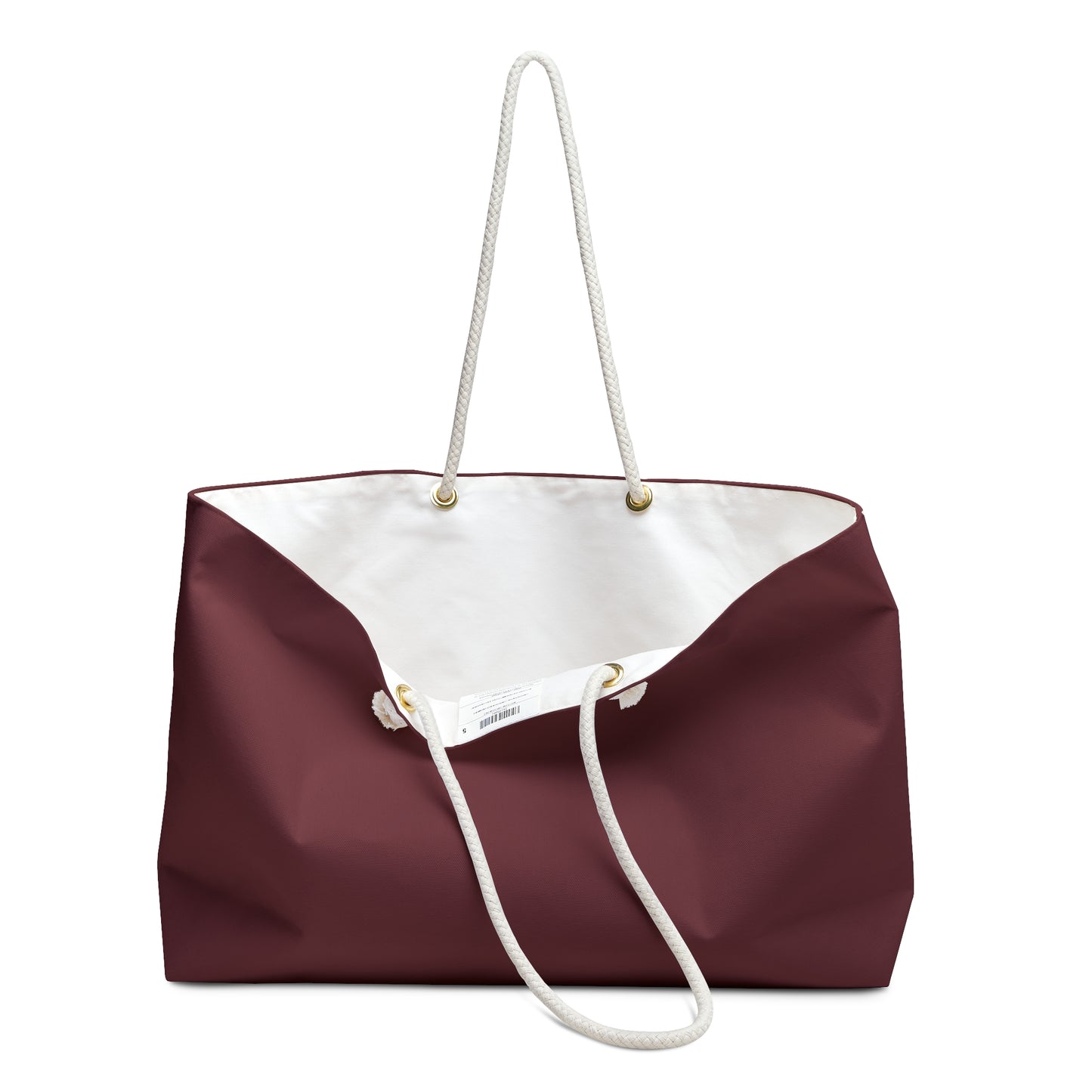 Minimalist Burgundy Oversized Tote Bag | Lightweight Everyday Shoulder Tote | Chic Neutral Weekend Carryall