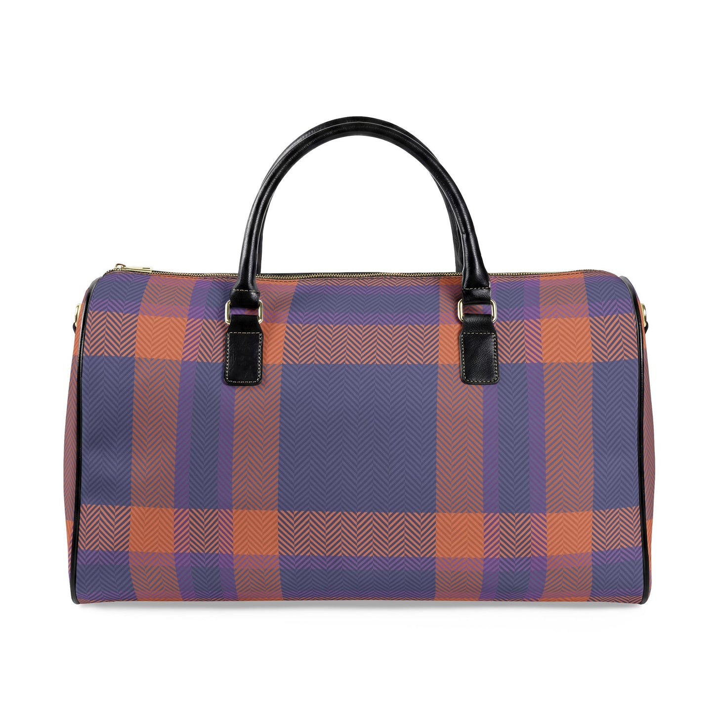 Travel Bag | Vegan Leather Weekender Duffel with Statement Print (Carry-On, Gym, Overnight Bag)