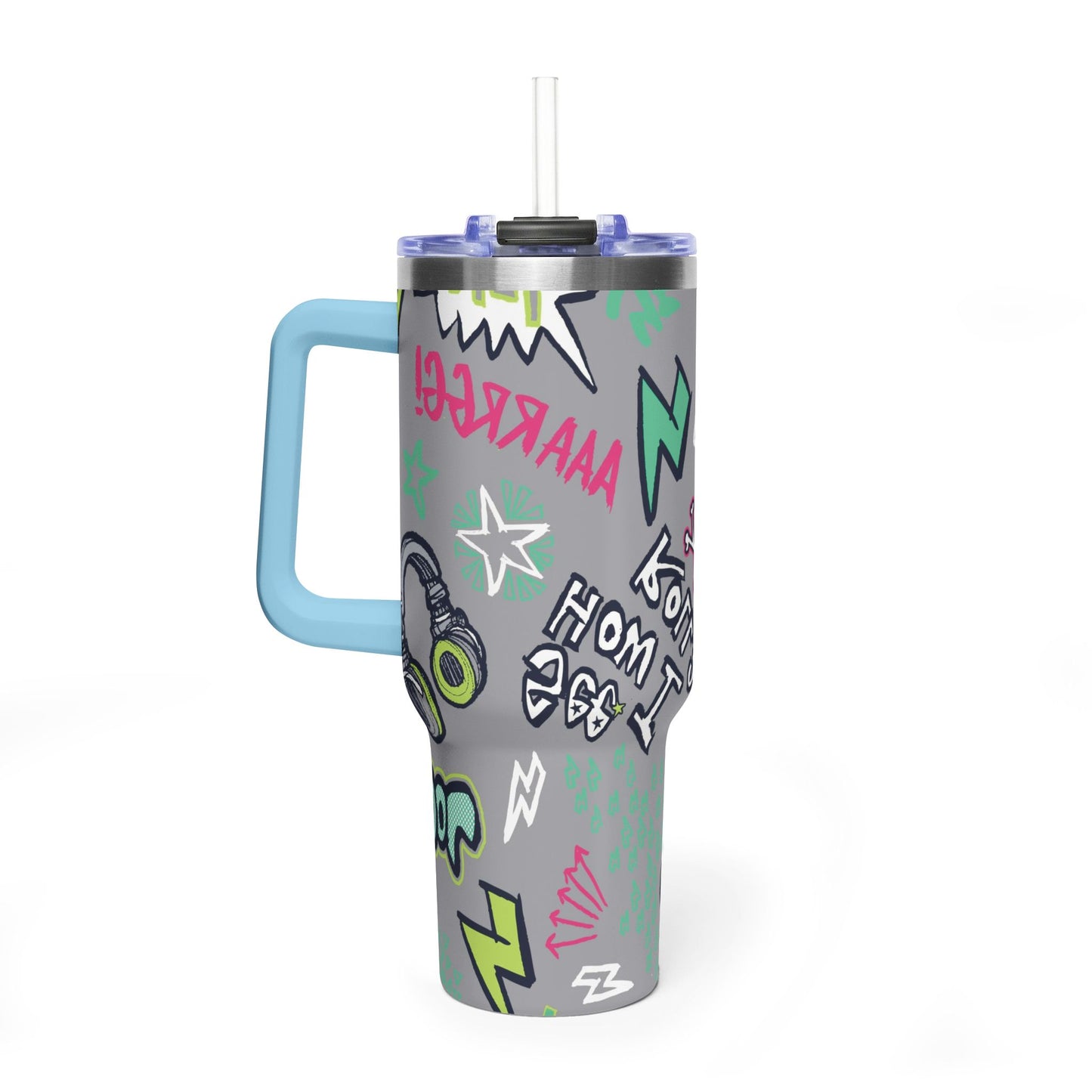 African Art 40 oz. Thermal Tumbler Travel Cup