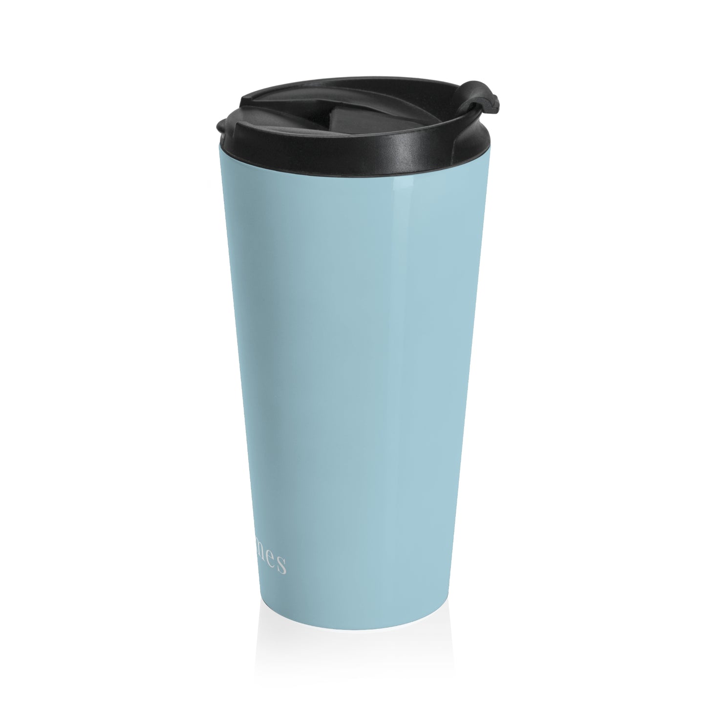 15oz. Aqua Travel Mug — Insulated Stainless Steel Tumbler