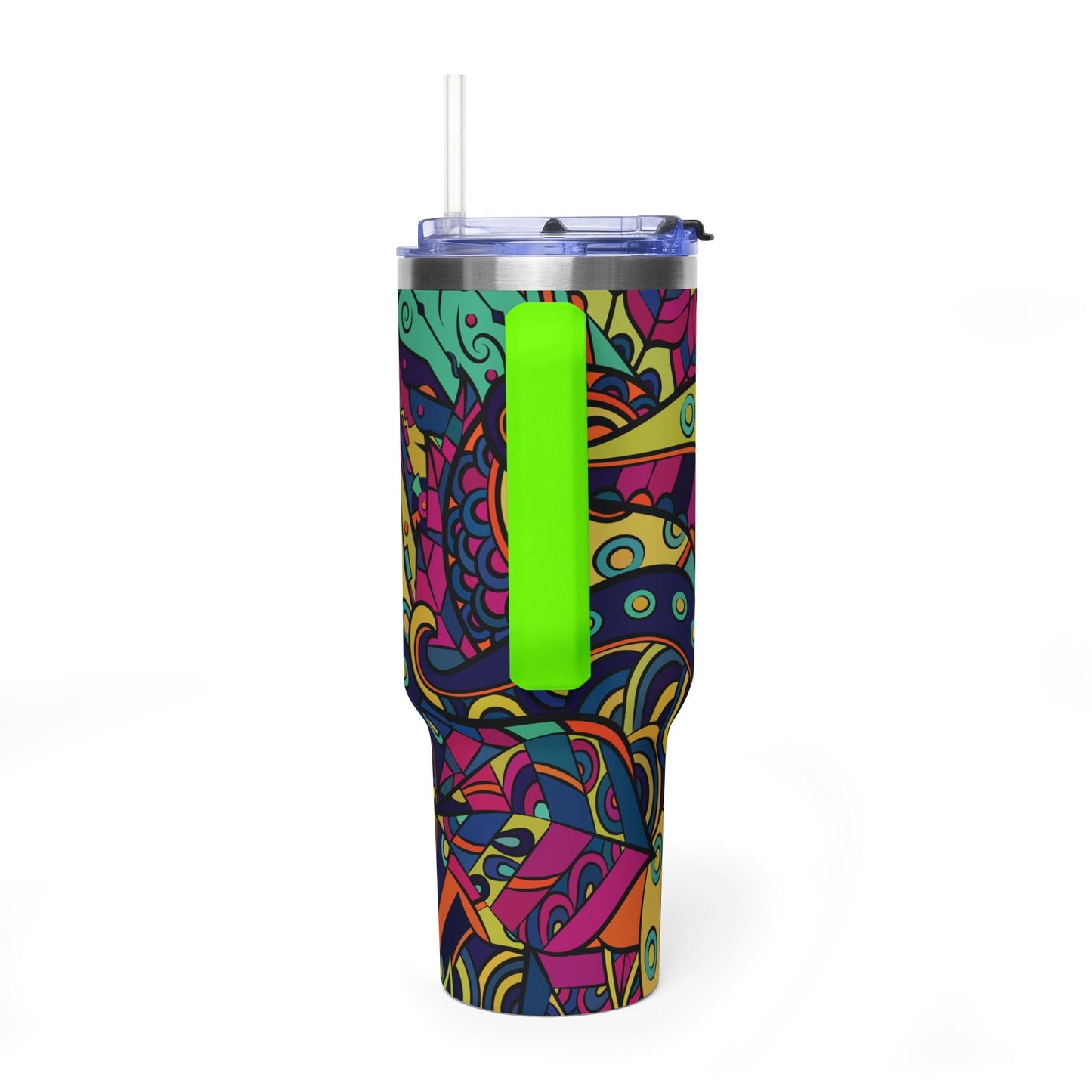 African Art 40 oz. Thermal Tumbler Travel Cup
