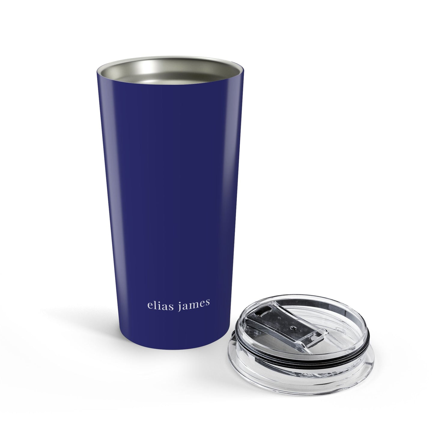Metallic Blue 20 oz Stainless Steel Coffee Tumbler
