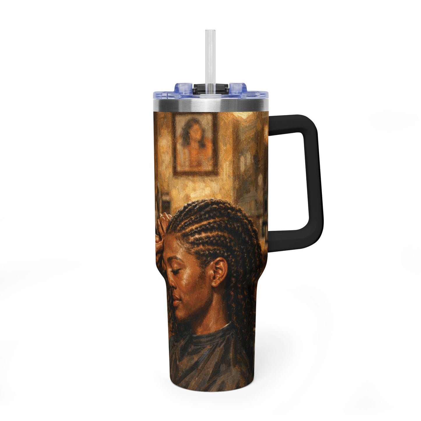 African Art 40 oz. Thermal Tumbler Travel Cup