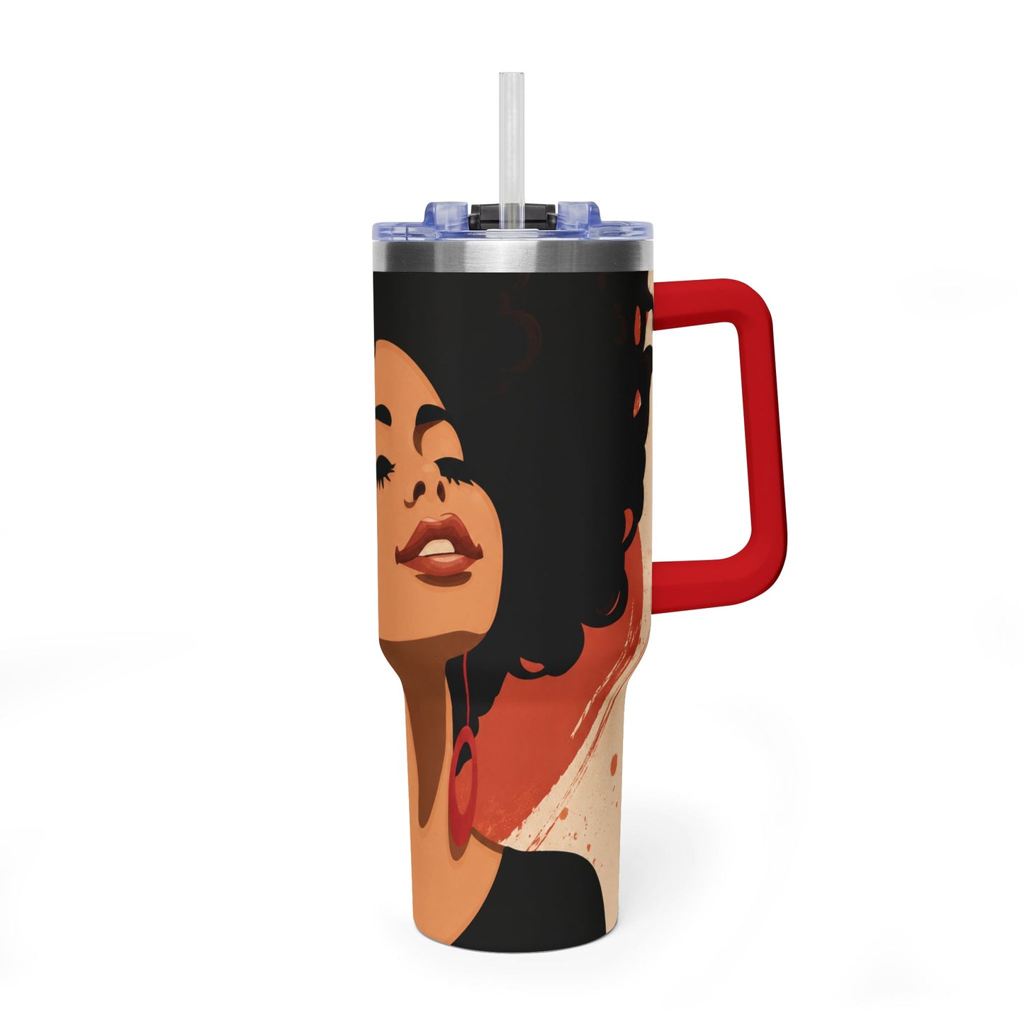 African Art 40 oz. Thermal Tumbler Travel Cup