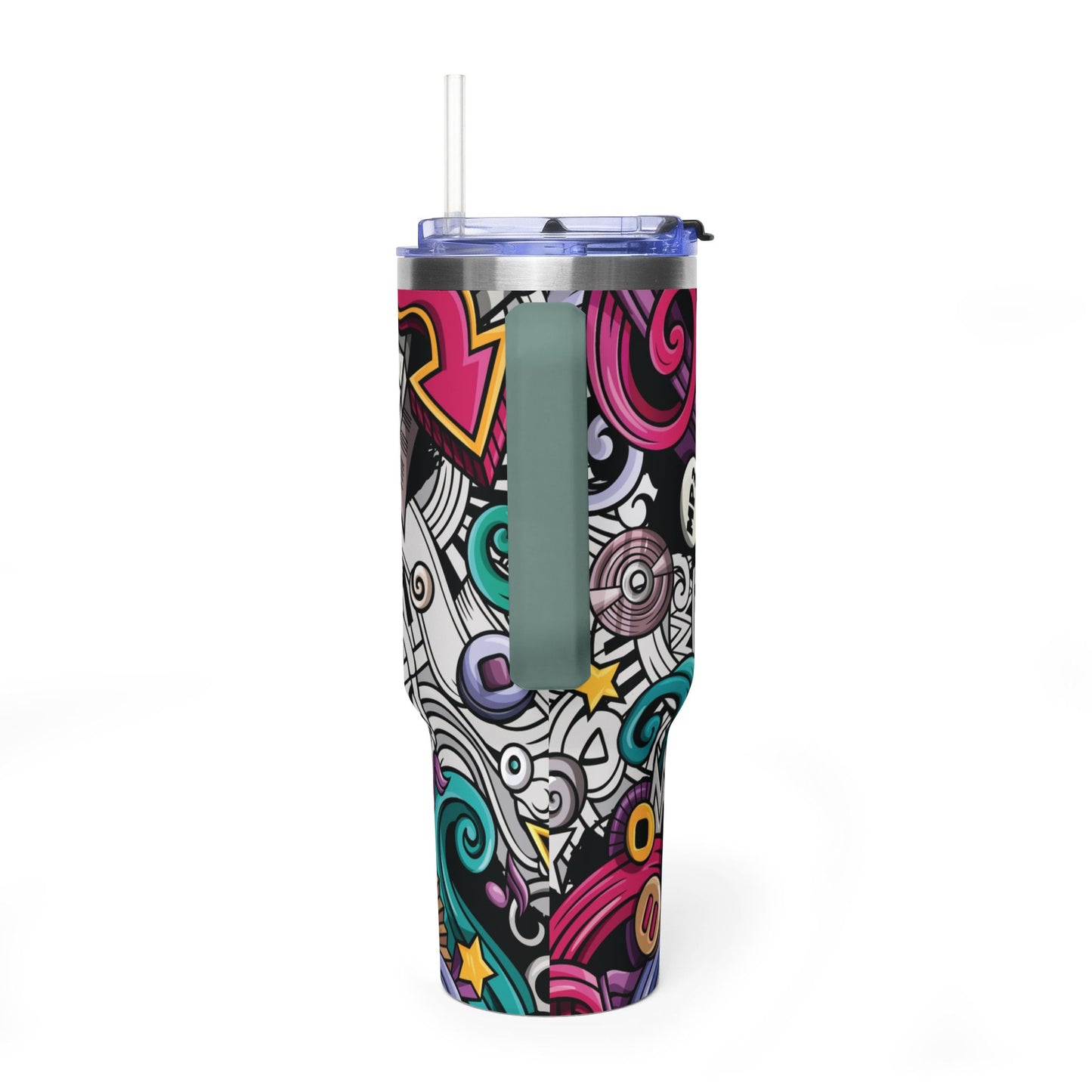 African Art 40 oz. Thermal Tumbler Travel Cup