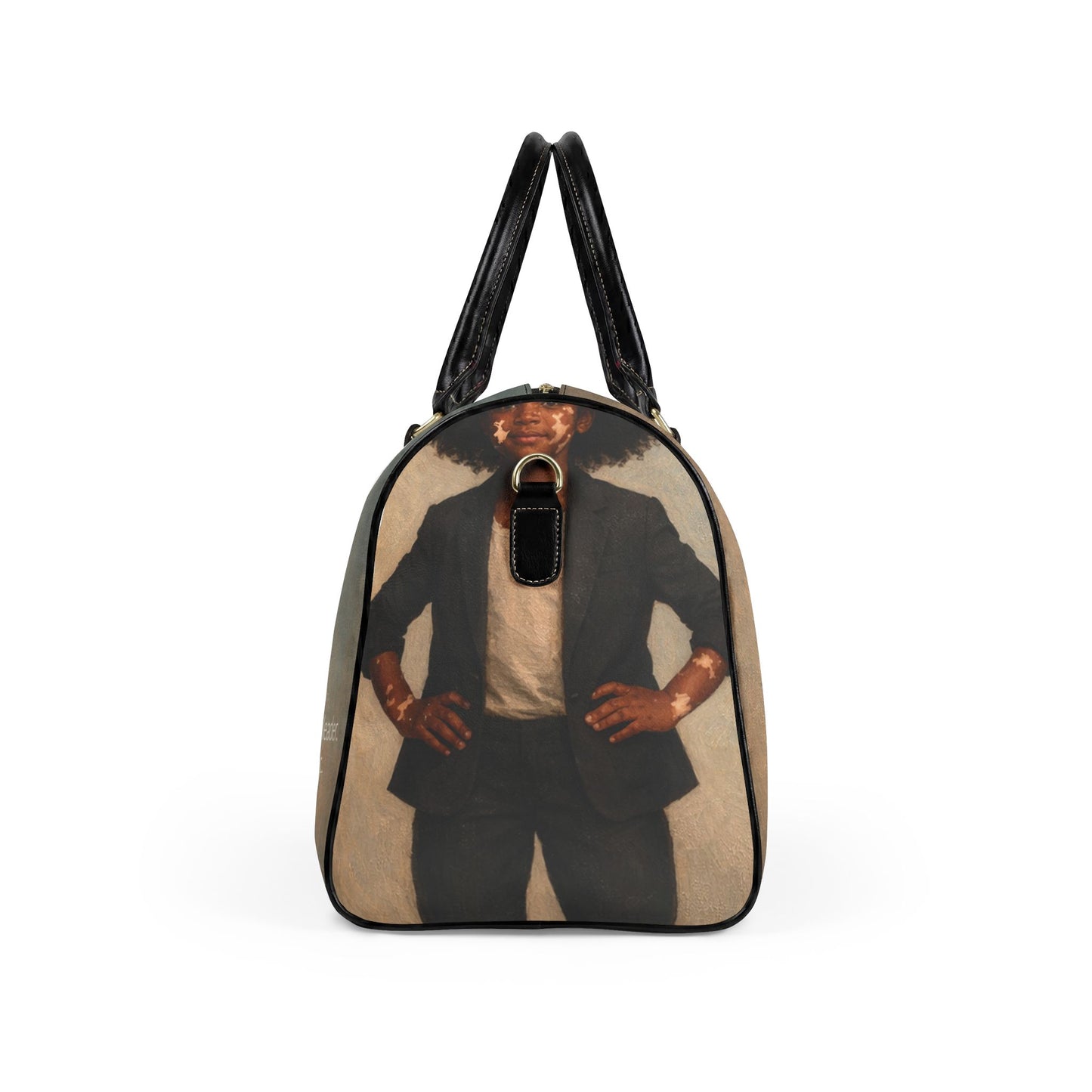 Zurii Inspirational Weekender Bag | Black Girl Travel Duffel | Empowerment Overnight Bag for Girls