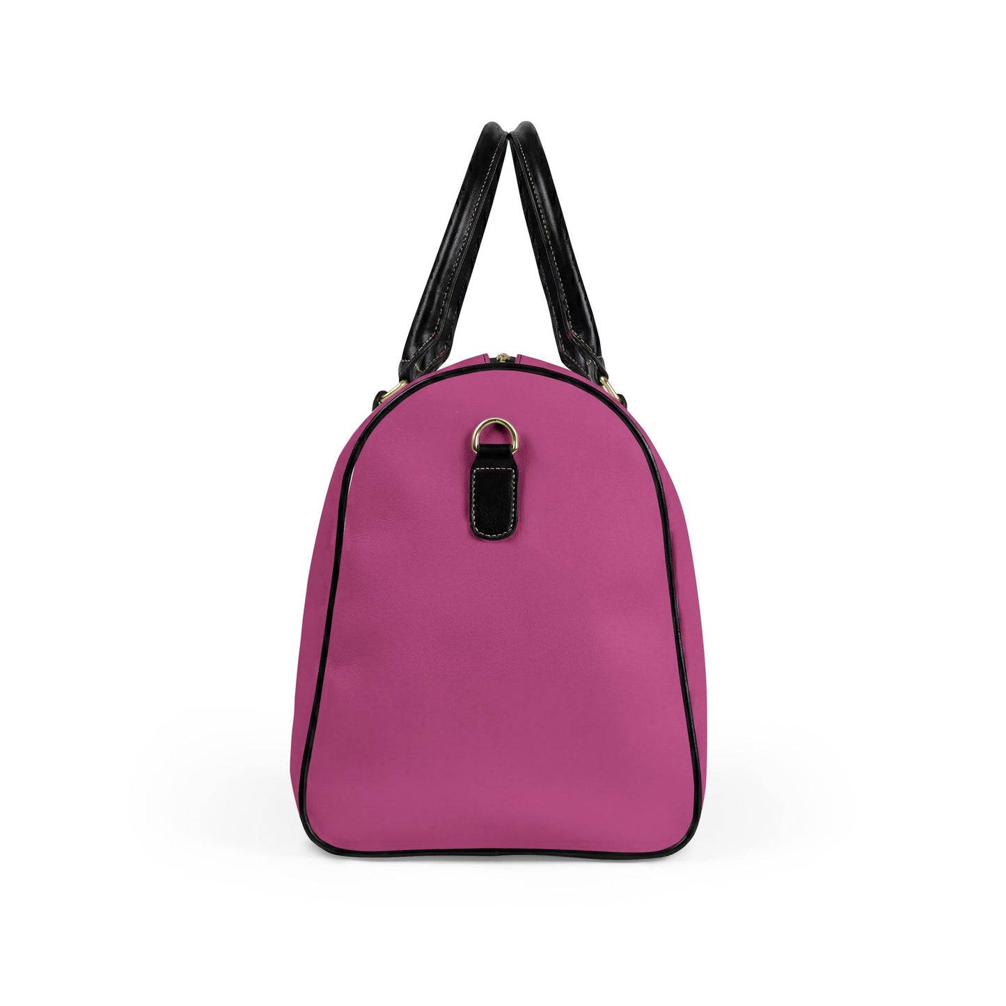 Hot Pink Vegan Leather Travel Bag — Weekend Duffle