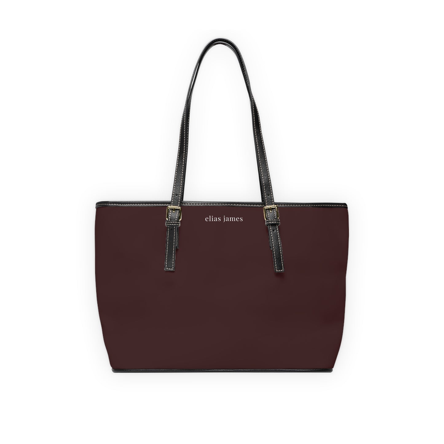 Espresso Vegan leather Tote for Everyday Chic