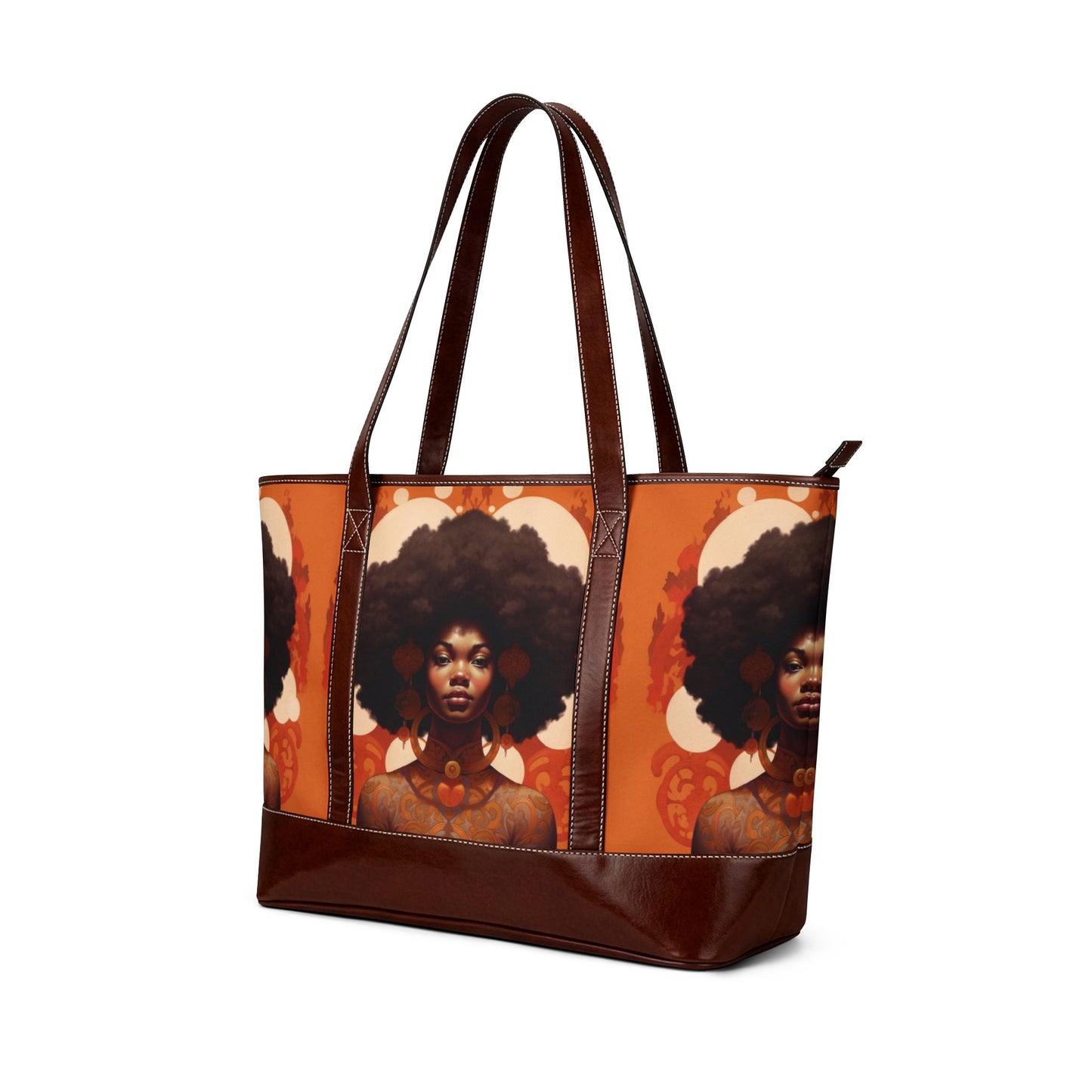 Crowned Essence Tote Bag – Radiant Soul Edition