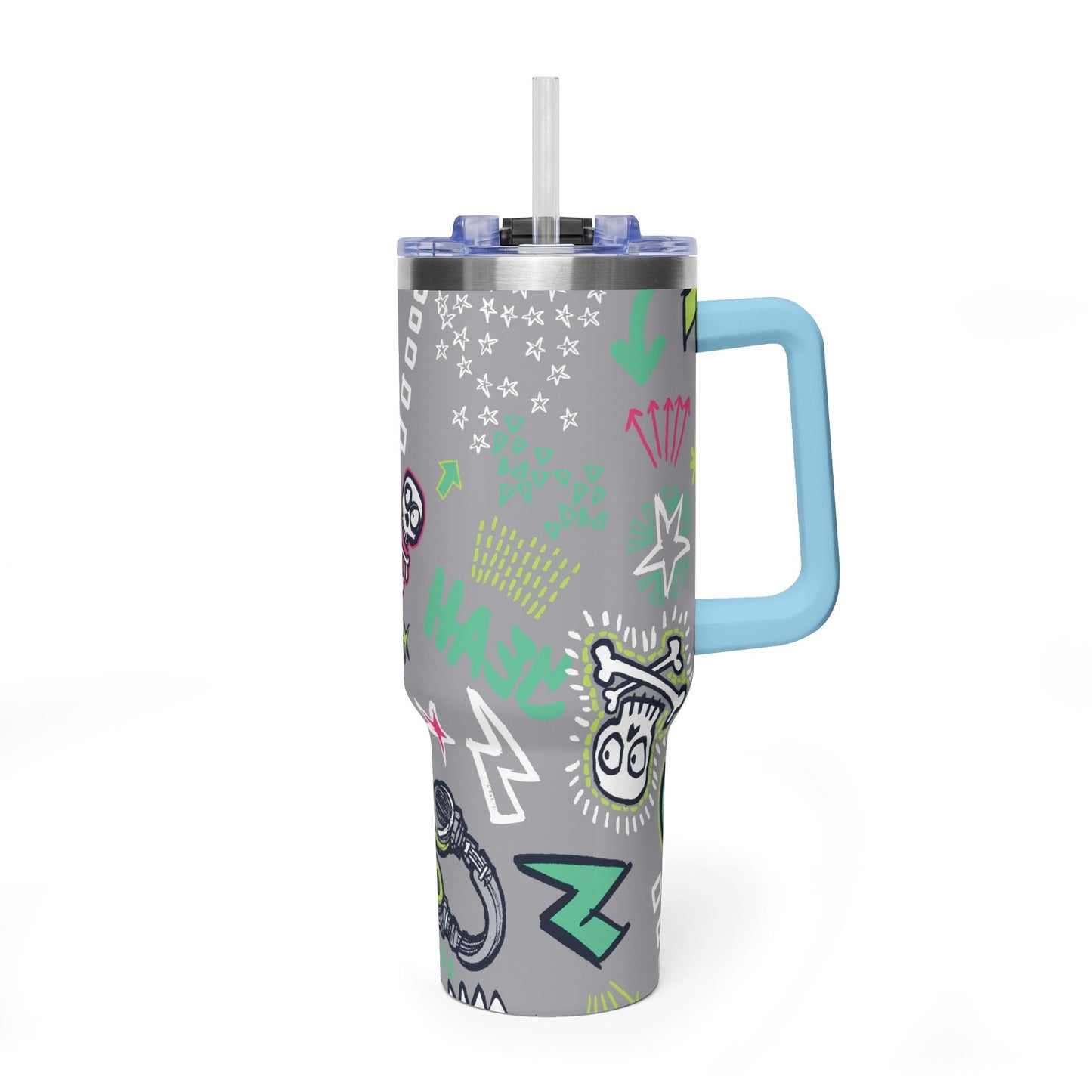 African Art 40 oz. Thermal Tumbler Travel Cup