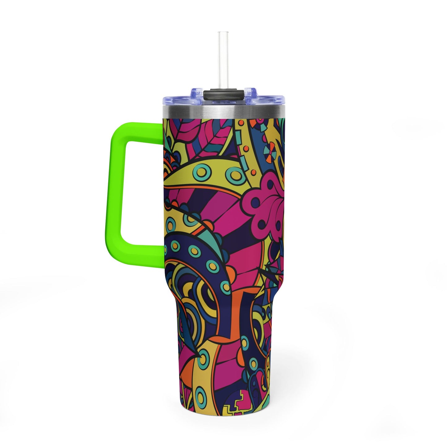 African Art 40 oz. Thermal Tumbler Travel Cup