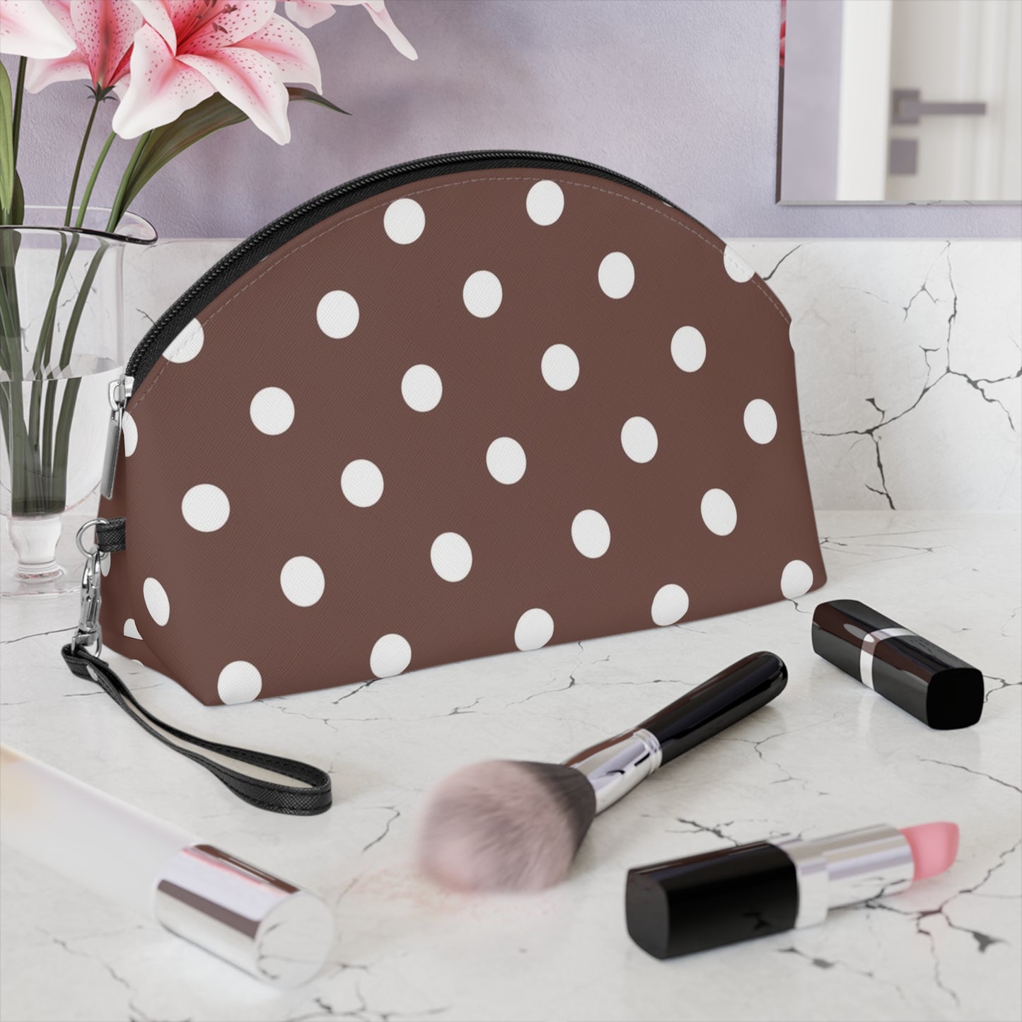 Coastline Vegan Leather Cosmetic Case