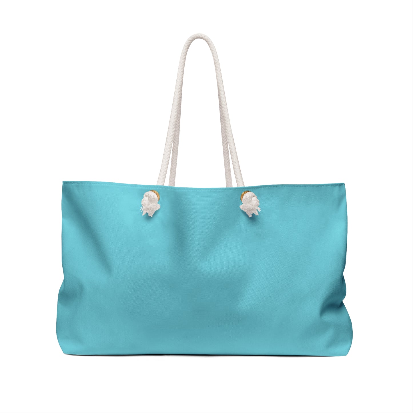 Aqua Blue Oversized Tote Bag | Lightweight Beach & Travel Carryall | Minimalist Everyday Shoulder Tote